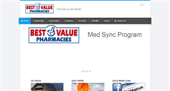 Desktop Screenshot of bestvaluepharmacies.com